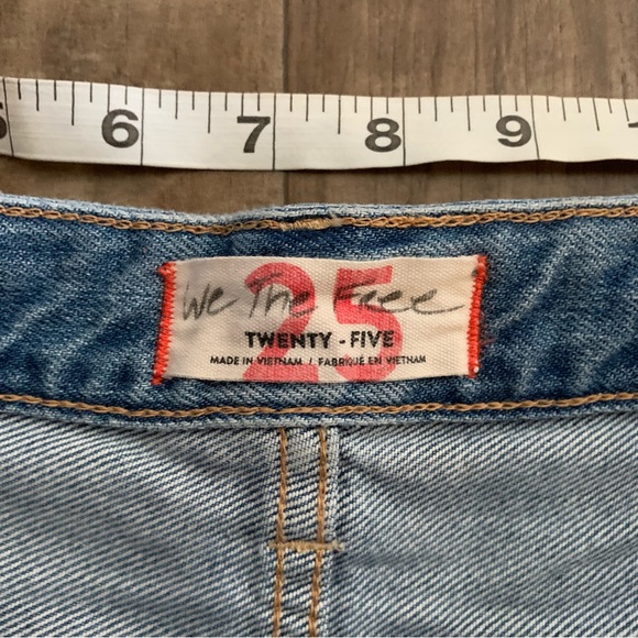 Free People we the Free high waist distressed shorts - Picture 6 of 7